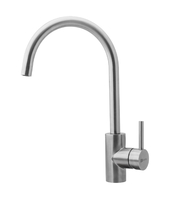 LM5078S Expert Смеситель для кухни с поворотным изливом, сталь LEMARK