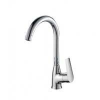 Смеситель Кухня шар d35 U-излив боковой, хром ROSSINKA S35-23