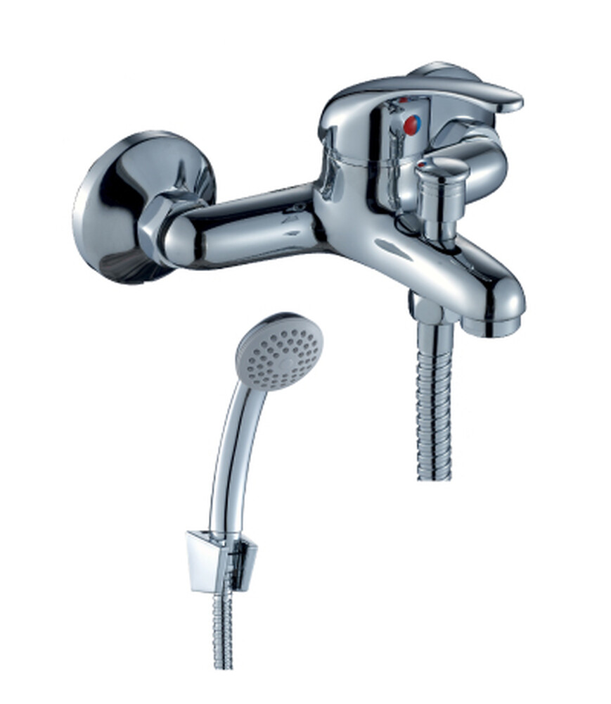 Смеситель Ванна шар d35 кор нос керамическое переключение, хром ROSSINKA S35-31