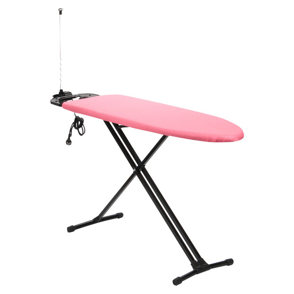 Гладильная доска "Haushalt " р-р 120*40см (Термостойкий пластик, евророзетка) АртНP1Т *