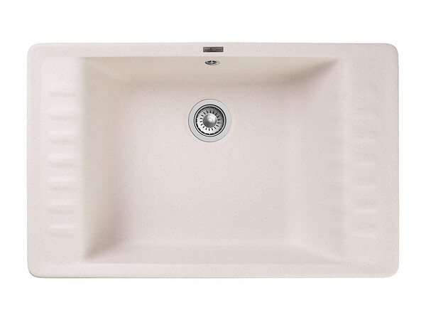 Мойка GRANFEST--QUARZ - 71 1 чаша+крыло 760*480 мм (БЕЛЫЙ)(без сифона)