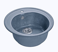 Мойка для кухни GranFest Композит RONDO 510 505*508 мм, круглая (R-510 графит)