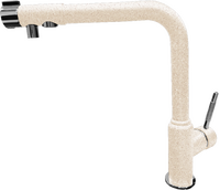 Смеситель Кухня GRANFEST  (7671) d=35 Г - образный с краном питьевой воды  (328 - бежевый)