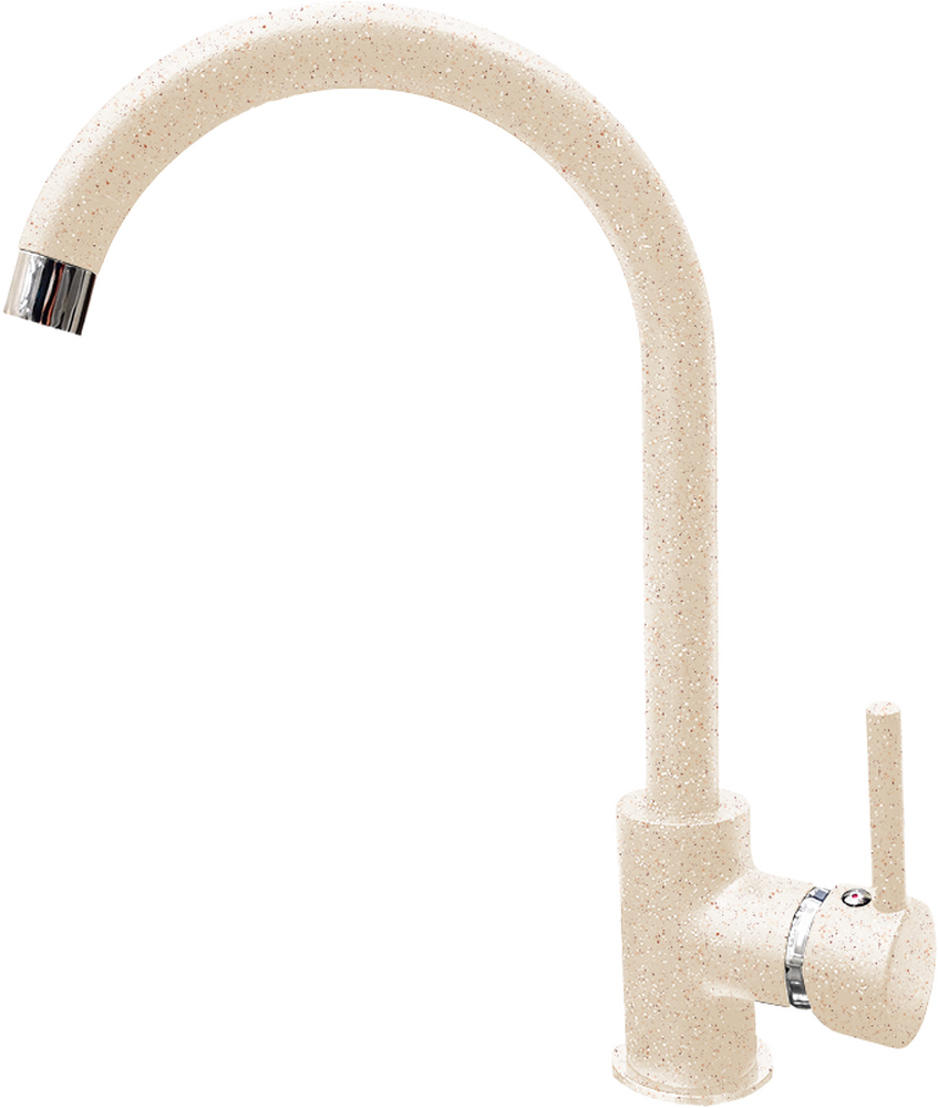 Смеситель Кухня GRANFEST  (7651) d=35 боковой U - образный  (328 - бежевый)