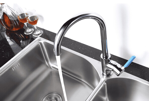 LM0605C Aura Смеситель для кухни с высоким поворотным изливом, хром LEMARK