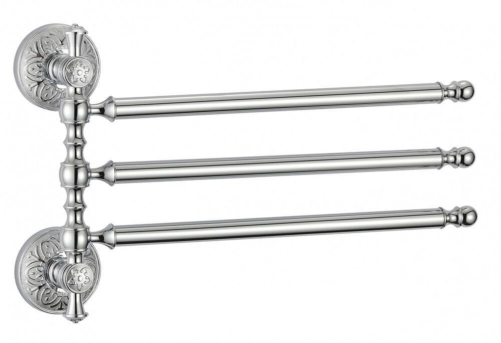 S-005803A Держатель для полотенец поворотный (3-ой)/Хром SAVOL***