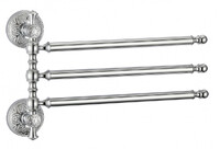 S-005803A Держатель для полотенец поворотный (3-ой)/Хром SAVOL***