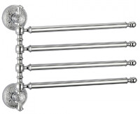 S-005804A Держатель для полотенец поворотный (4-ой)/Хром SAVOL***