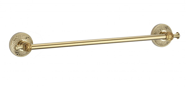 S-05824B Держатель для полотенец прямой 60 см/Золото SAVOL