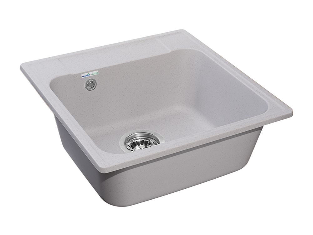 Мойка для кухни GranFest QUARZ GF-QUARZ 48 чаша 480*480 мм без сифона (48 серый)