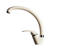 Смеситель Кухня GRANICOM 003 высокий излив (белый), 35 картридж