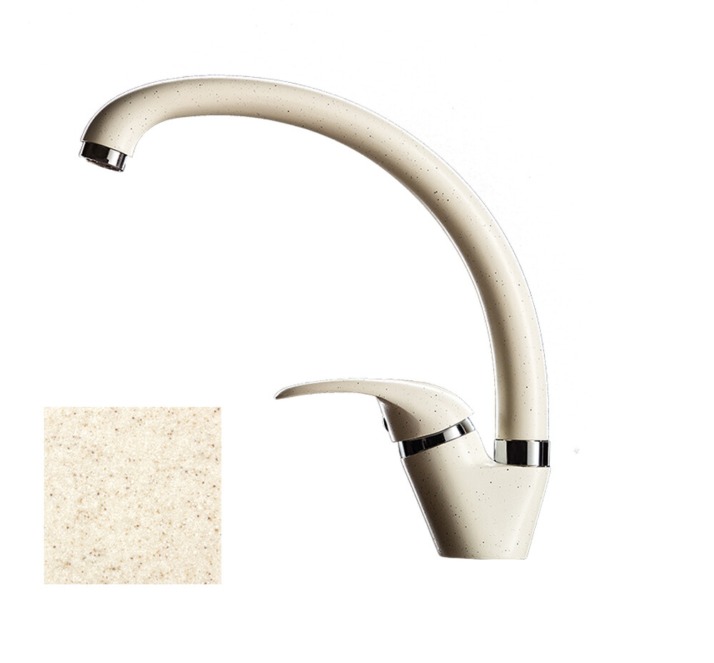 Смеситель Кухня GRANICOM 003 высокий излив (латте), 35 картридж