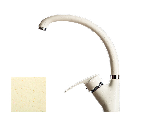 Смеситель Кухня GRANICOM 009 высокий излив (колорадо), 35 картридж