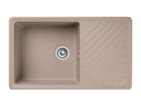 Мойка для кухни GranFest QUARZ GF-QUARZ 53 чаша + крыло 860х480 без сифона (53 песочный)