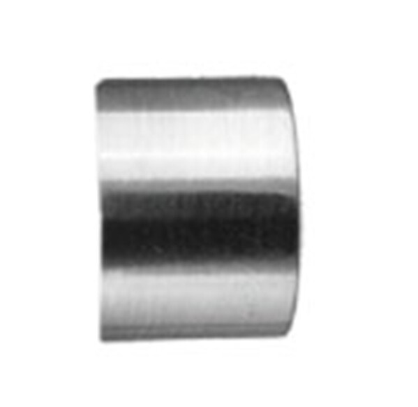 Заглушка Прямая (комплект 2 шт+ключ) D19 хром (М005-19)