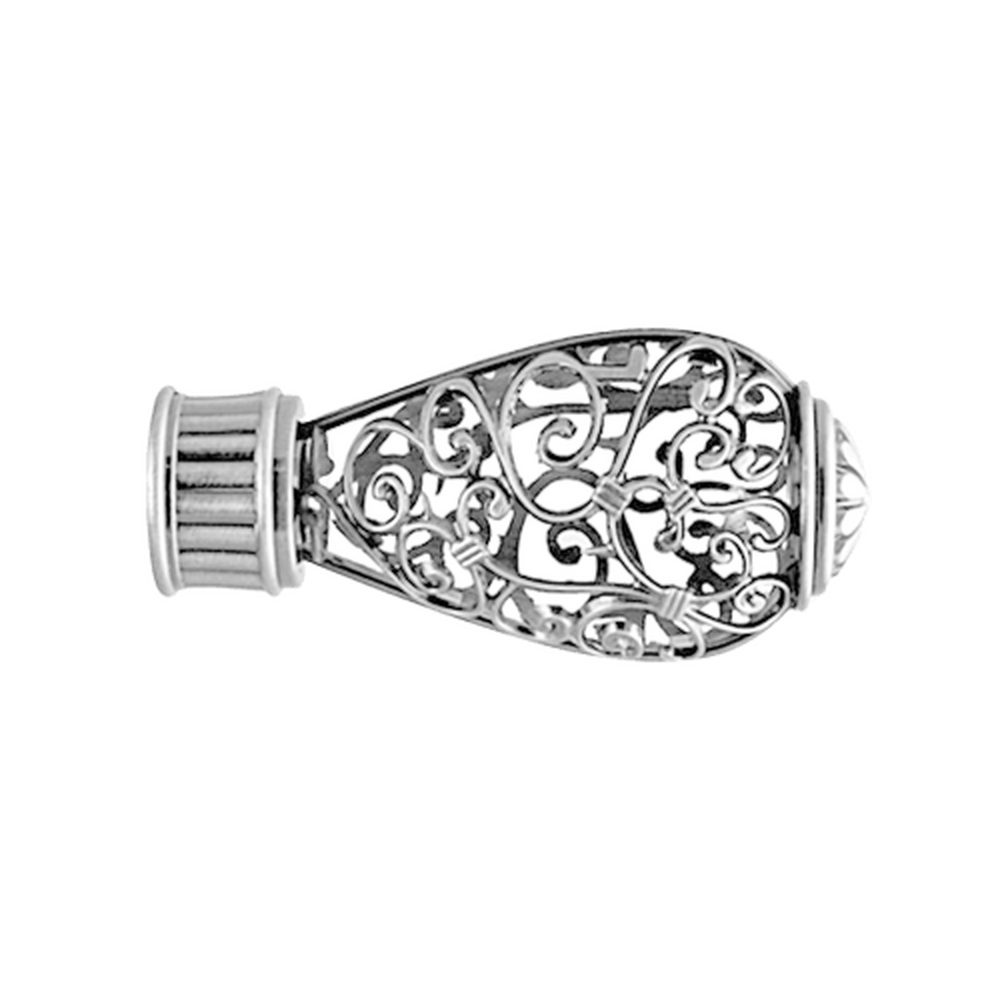 Наконечник Патрициа (набор 2 штуки) D19 хром (Z012-19)