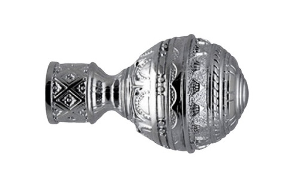 Наконечник Карино (набор 2 штуки) D25 хром (А257-25)