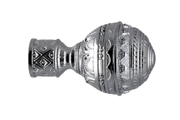 Наконечник Карино (набор 2 штуки) D25 хром (А257-25)