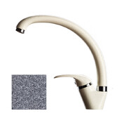 Смеситель Кухня GRANICOM 003 высокий излив (графит), 35 картридж