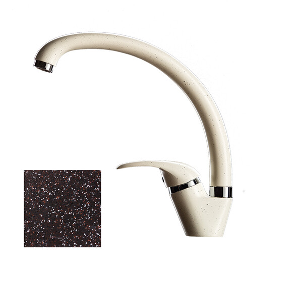 Смеситель Кухня GRANICOM 003 высокий излив (марокко), 35 картридж