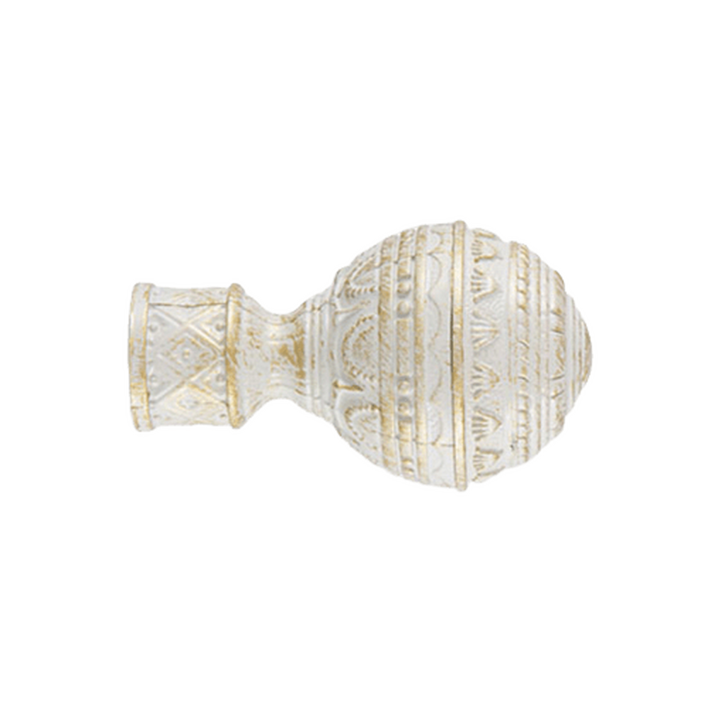 Наконечник Карино (набор 2 штуки) D19 белое золото (A257-19)