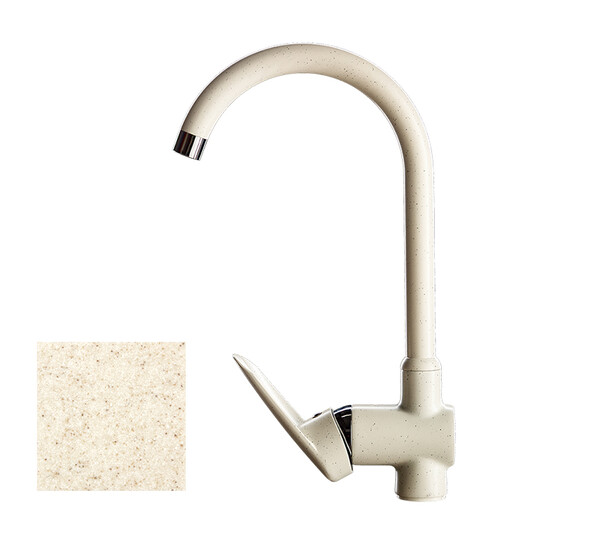 Смеситель Кухня GRANICOM 005 высокий излив (латте), 35 картридж