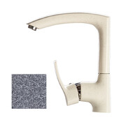 Смеситель Кухня GRANICOM 007 высокий излив (графит), 40 картридж