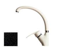 Смеситель Кухня GRANICOM 009 высокий излив (обсидиан), 35 картридж