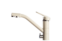 Смеситель Кухня GRANICOM 013 излив с подключением питьевой системы (белый), 40 картридж