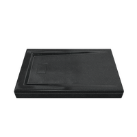 Поддон GOOD DOOR АТРИУМ мрамор 120х80 АНТРАЦИТ (чёрный) (без автослива) ЛП00033 Распродажа