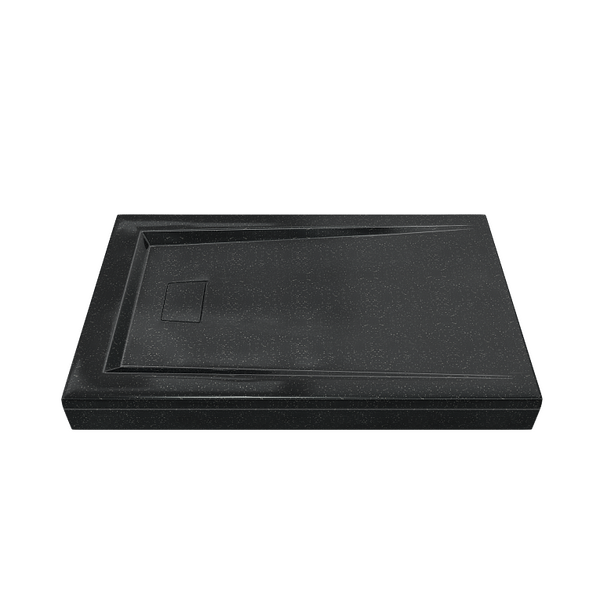 Поддон GOOD DOOR АТРИУМ мрамор 120х80 АНТРАЦИТ (чёрный) (без автослива) ЛП00033 Распродажа