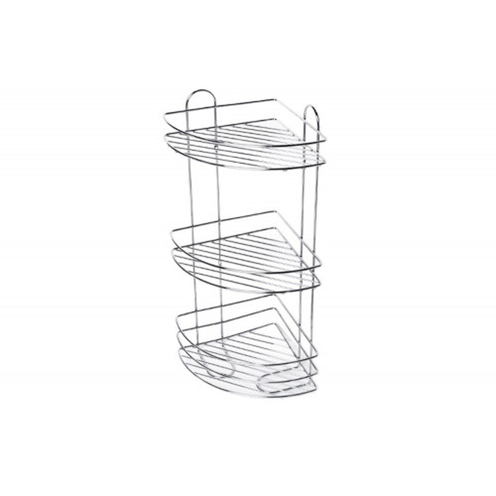 Полка угловая "Сектор" 3 яруса, плоский борт (XSQ-219)