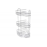 Полка угловая "Сектор" 3 яруса, плоский борт (XSQ-219)