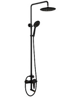 Душевая система ПСМ-301-8 STEEL НЕРЖ.СТАЛЬ AISI-304 тип См-ВДшОРНТрА Черный-бронза