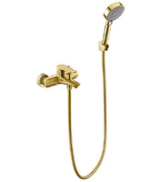 Смеситель для ванны с душем ПСМ-303-1 STEEL НЕРЖ.СТАЛЬ AISI-304 тип См-ВОРНШлА Золото