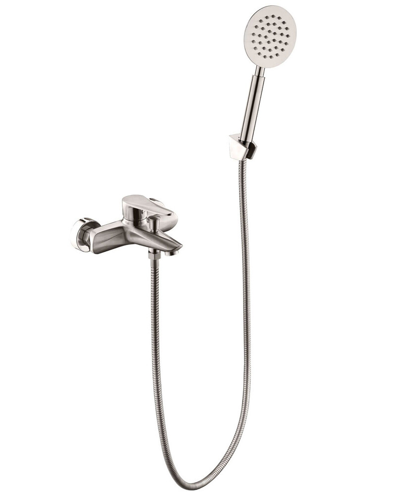 Смеситель для ванны с душем ПСМ-300-1 STEEL НЕРЖ.СТАЛЬ AISI-304 тип См-ВОРНШлА