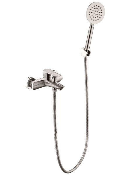 Смеситель для ванны с душем ПСМ-300-1 STEEL НЕРЖ.СТАЛЬ AISI-304 тип См-ВОРНШлА