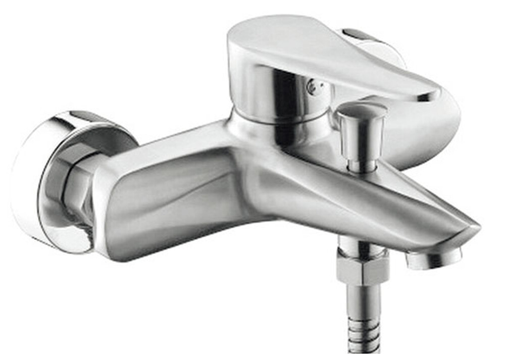 Смеситель для ванны с душем ПСМ-300-1 STEEL НЕРЖ.СТАЛЬ AISI-304 тип См-ВОРНШлА