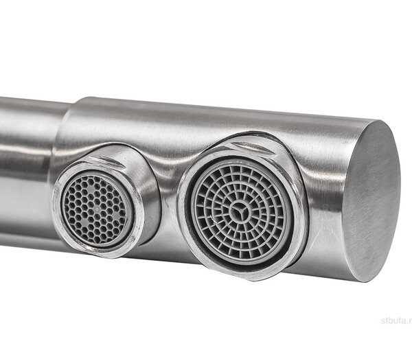 Смеситель для кухни ПСМ-300-22 STEEL НЕРЖ.СТАЛЬ AISI-304 с подключением фильтра тип См-МОЦБА