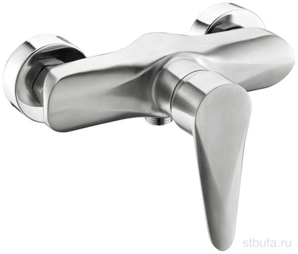 Смеситель с душ. лейкой и шлангом ПСМ 300-4 STEEL НЕРЖ.СТАЛЬ AISI-304 тип См-ДшОНРШлА