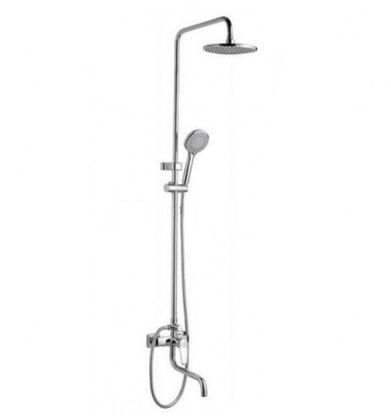 2427 Душевая система Frap с верхним душем и смесителем, хром