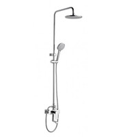 2428 Душевая система Frap с верхним душем и смесителем, хром