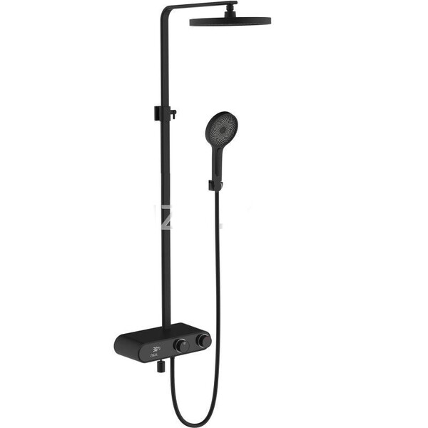 G2495-2 Душевая система GAPPO с верхним душем, смесителем (черный)