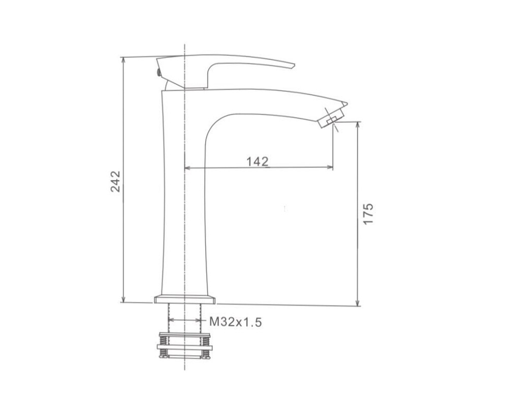 G1007-72 Смеситель Тюльпан GAPPO шар. d-35 