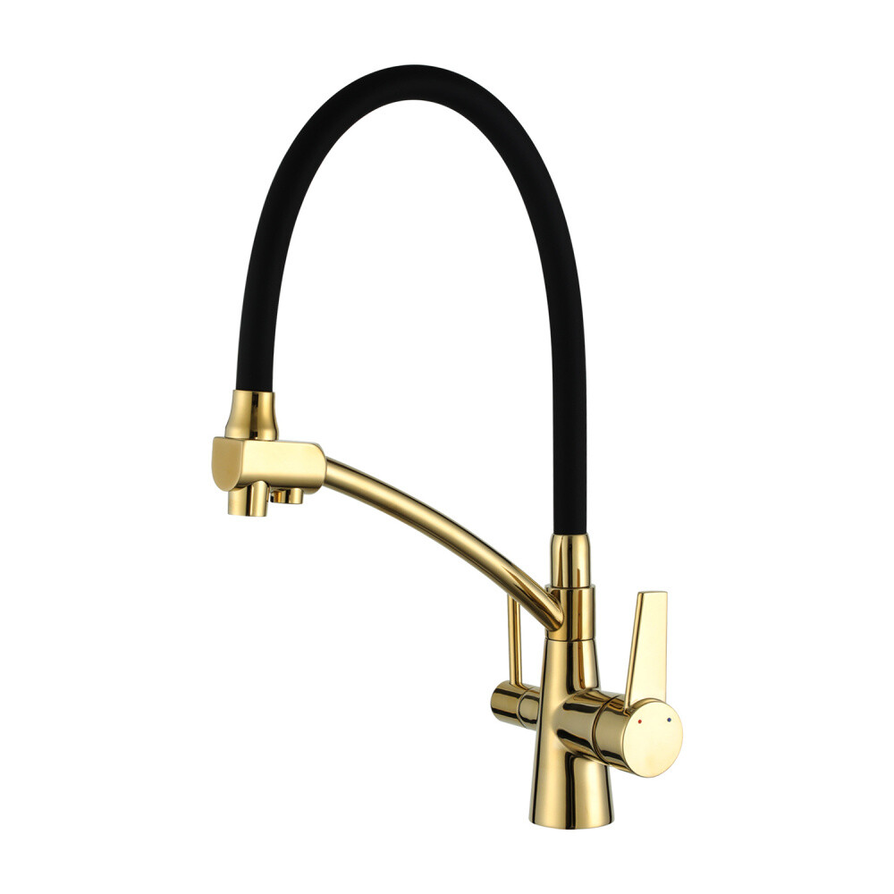 G4398-13 Cмеситель Кухня GAPPO d-35 c подключением фильтра питьевой воды (хром)