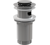 Донный клапан ALCAPLAST клик/клак 5/4", с переливом, малая заглушка A391