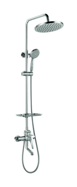 LM0462C Linara Смеситель для ванны с верх. душ. лейкой Троп. душ, поворот. излив 131мм, ., хром LEMARK