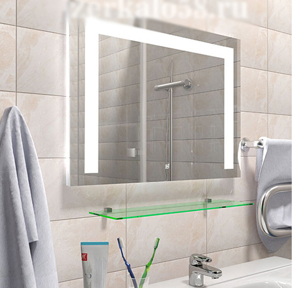 Зеркало SANTREK HOME с LED подсветкой "ЛУНА" 600х600мм