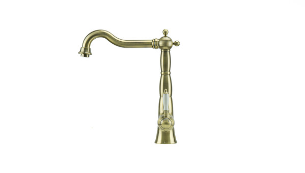 LM4805B Villa Смеситель для кухни с высоким поворотным изливом, бронза LEMARK