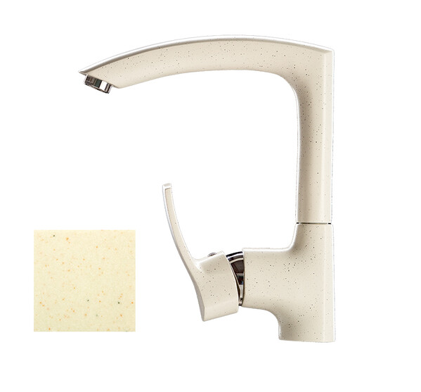 Смеситель Кухня GRANICOM 007 высокий излив (колорадо), 40 картридж